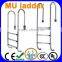 MU swimming pool ladder, stainless steel pool ladder