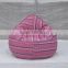 2015 new design ethnic style fabric bean bag cover with filling (NW918R)