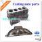 metal motorcycle auto parts OEM casting products from  supplier China manufacturer with material steel aluminum iron