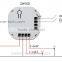 Zwave in-wall switch control module, ON/OFF - 2 way for home automation (ZW76D)