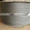 SS304 SS316 SS202 SS201stainless steel wire rope cable 19mm 1x7 7x7 1x19 7x19