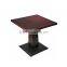 Square restaurant table and chairs 4 restaurant YT7023