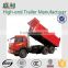 CSAC Brand Hot Sale Factory Prcie 3 Axles Side Hydraulic Dumper Trailer
