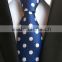 Stock Standard Size Tie ,Polyester Fabric Tie, Popular Big Dots Tie