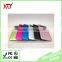 2016 new design super slim 5000mah touch screen metal power bank lipo battery
