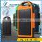 Waterproof Portable Charger Solor Power Bank 8000mAh for IPhone for IPad for Android Phone