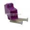purple LC Duplex OM4 Fiber Optic Adapter/mm om4 lc fiber optic adapter