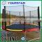 High Quality Newest Design Wholesale 12ft Trampoline contain enclosure for great fun