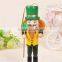 Wooden christmas decorating nutcracker