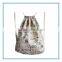 Hotsale 100%cotton Drawstring Bag Backpack School Drawstring Bag