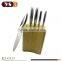 5pcs Hight Quality kitchen knife set with bamboo stand