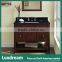 Dark Cherry 24" Solid Wood Tiny House Bathroom Vanity Made in China