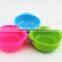 Food Grade Safe Baby Food Storage With Spoon Silicone Bowl