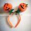 Funny design crazy halloween pumpkin style halloween hair headband