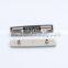 CR-ML00024 Sewing style metal hardware metal leather label for bag