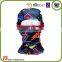 Ear hat high quality sublimation flame balaclava one hole fleece mask