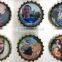Custom Round Shap LED Light Up Badges Led Flashing badge LED name