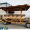 2016 Four wheel luxury beer bike factory in china buy beer bike