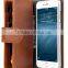 Newly Wallet Brown Double Layer PU Leather Case for Apple IPhone 6s/6 Plus (5.5")