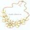 Metal Acrylic Flower Vintage Collar Pendant Statement Necklace Women Necklaces & Pendants Fashion Necklaces for Women 2014