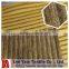 100% polyester heather 3 layer corded interlock fabric with cord stripe wicking