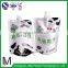 China Hot selling product in  milk packaging plastic bag/liquid stand up pouch with spout for juice milk