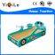 Novel design children furniture non-toxic playwood double deck bed for kids