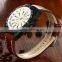promotional electric gift leather band quartz watches for men