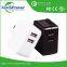 Shenzhen Factory Sale Best Price EU Plug 5V 3.4A Dual Port Portable USB Charger