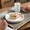 Multi Function Leather Freeform Serving Tray Size Custom Food Serving Tray