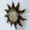 60cm 3 In 1 Sun Shape Living Room Decorative Metal Clock