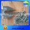 Sale 5-250KG hot dip galvanized steel wing anchor for boat