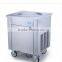 Mesin ais krim goreng 500mm diameter fried ice cream machine with single pan for sale
