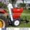 With 4x4 tractor tyres chain tension one row potato planter