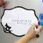 Removable whiteboard stick on fridge whiteboard magnet message board soft white board fridge magnetic for fridge magnets