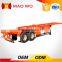 Tri-axle 20ft 40 feet container semi-trailer with Container Twist Locks on Deck