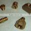 custom bronze metal casting sand cast brass parts with sand blasting finish
