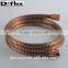 CL002 golded color double lock brass flexible shower Hose