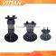 Outdoor marble stone platform support adjustable plastic pedestals