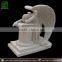 Western Style Marble Weeping Angel Memorial Headstone