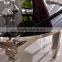 TH389 Fashionable High Quality round Tempered Glass dining Table