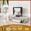 fashion tv unit/marble top stainless steel with MDF led tv unit