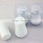 Customized logo wholesale white ceramic cruet pots, salt and pepper shaker set