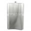 178oz Stainless steel hip flasks laser welding mirror flask with leather package