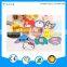 2016 fashion 3D 2D silicone rubber soft pvc cup mat snowflake printed non-slip silicone round the cup pad