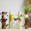 Rustic decorative mini vase resin bird wall clothes hooks