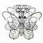 3 pots or 3 tier Metal Butterfly flower shelf wrought iron Plant Stand