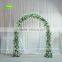 GNW FLW1603003-W New Idea Artificial White Flowers Big Gate Wedding Party Stage Backdrop Arch