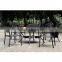 outdoor garden aluminum casting BBQ dining set furniture