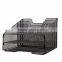 2017 amazon popular design black metal mesh disassemble file sorter organizer